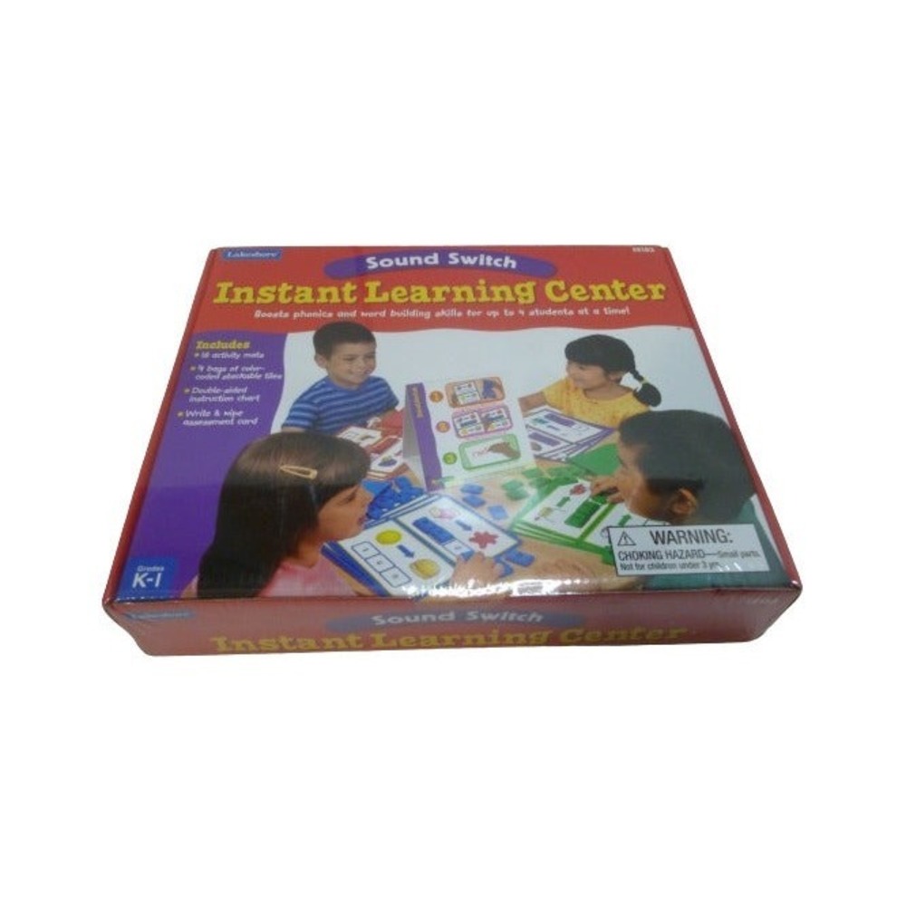 Lakeshore Sound Switch Instant Learning Center Phonics Game EE182 K-1 Sealed
